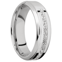 14K White Gold + Polish , Polish Finish