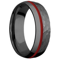 Zirconium + Hammer , Polish Finish