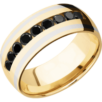 10K Yellow Gold + Polish Finish