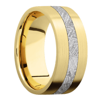 10K Yellow Gold + Satin Finish