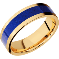 10K Yellow Gold + Satin Finish