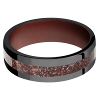 Zirconium + Polish Finish + Crimson