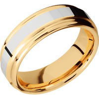 14K Yellow Gold + Polish , Polish Finish