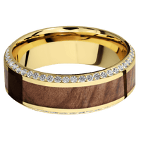 10K Yellow Gold + Polish , Polish Finish