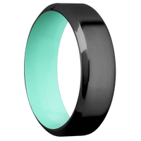 Zirconium + Anglesatin , Polish Finish + Robins Egg Blue