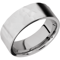 14K White Gold + Rockpolish Finish