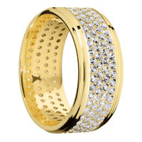 18K Yellow Gold + Polish , Polish Finish