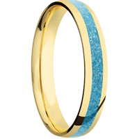 14K Yellow Gold + Polish Finish