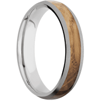 14K White Gold + Sand Finish