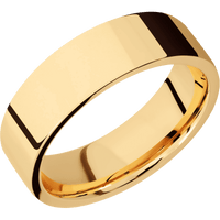 14K Yellow Gold + Polish Finish