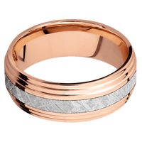 14K Rose Gold + Polish , Polish Finish