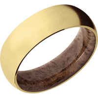 14K Yellow Gold + Anglesatin Finish + Pyinmaburl