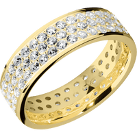 14K Yellow Gold + Polish Finish