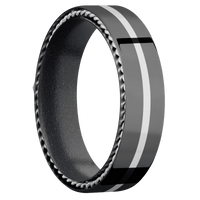 Zirconium + Polish Finish + Dark Grey