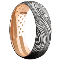 Marble + Acid Finish + 14K Rose Gold