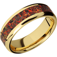 22K Yellow Gold + Polish , Polish Finish