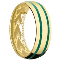 10K Yellow Gold + Polish Finish