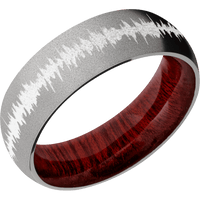 Platinum + Sand Finish + Blood Wood