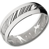 Palladium Silver + Polish Finish