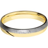 14K Yellow Gold + Polish Finish