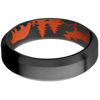 Zirconium + Bead , Bead Finish + Hunter Orange