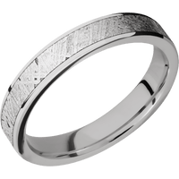 14K White Gold + Polish Finish