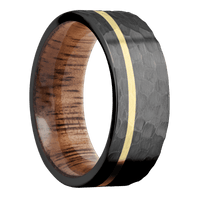 Zirconium + Hammer , Hammer Finish + Koa