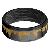 Zirconium + Anglesatin , Satin Finish + Forged Carbon Fiber