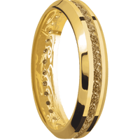 18K Yellow Gold + Polish , Polish Finish