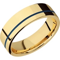 14K Yellow Gold + Polish , Polish Finish