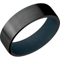 Zirconium + Satin Finish + Blue Titanium