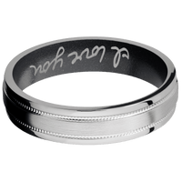 Palladium Silver + Satin , Polish Finish + Dark Grey