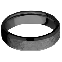 Zirconium + Hammer , Polish Finish