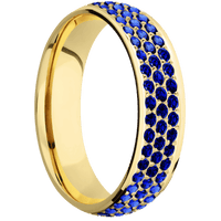18K Yellow Gold + Polish Finish