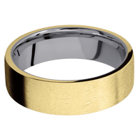 14K Yellow Gold + Distressed Finish + Tantalum