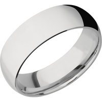 14K White Gold + Polish Finish