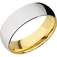 Cobalt Chrome + Polish Finish + 14K Yellow Gold