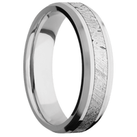 14K White Gold + Polish , Satin Finish