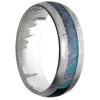 Meteorite + None Finish + 18K White Gold