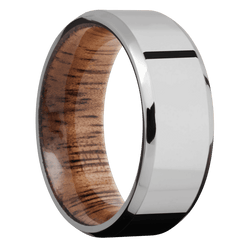 Titanium + Polish , Polish Finish + Koa