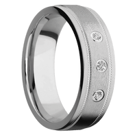Titanium + Stone , Bead Finish