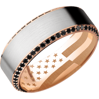 10K Rose Gold + Polish , Polish Finish