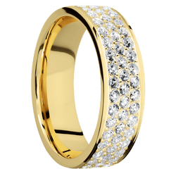14K Yellow Gold + Polish Finish