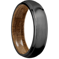 Zirconium + Satin , Polish Finish + Whiskey Barrel