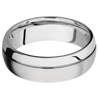 10K White Gold + Anglesatin , Polish Finish