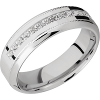 14K White Gold + Polish , Polish Finish
