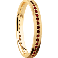 14K Yellow Gold + Sand Finish