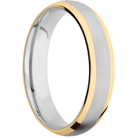 10K Yellow Gold + Polish Finish + Palladium Silver