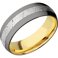 Tantalum Noir + Polish Finish + 10K Yellow Gold