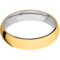 22K Yellow Gold + Polish Finish + Titanium